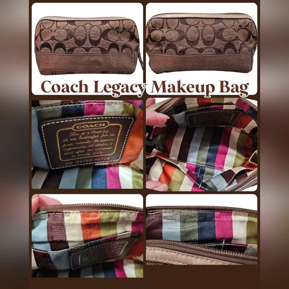 Coach Legacy 2007 - 4 Piece Set - Tote, Wallet, Makeup Bag & Scarf - Picture 9 of 14